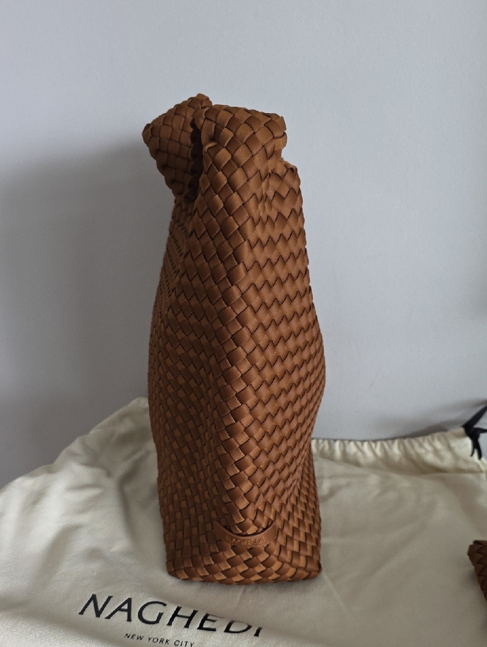 NWT Naghedi Nomad Medium Hobo In Teak - Picture 3 of 14